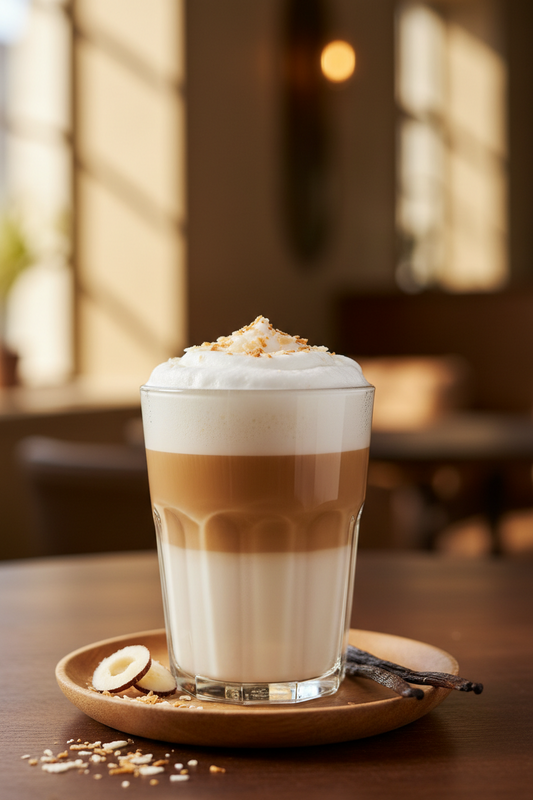 Le latte coco vanille